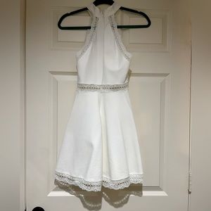 Lulus white lace dress